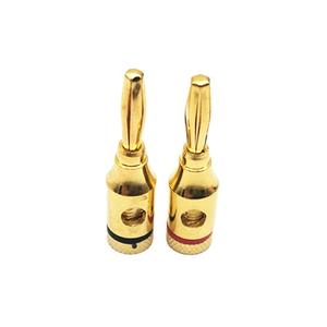 Conector tipo banana chapado en oro de 4 mm para cable de altavoz, salida de fábrica - Product Image 4