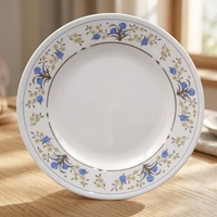 Nouvelle assiette en mélamine écologique de 9 pouces pour hôtel et restaurant, personnalisable, durable, design moderne, pour les mariages et les fêtes