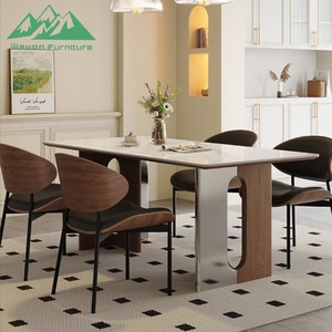 Juego de Comedor Moderno Wayon, Mesa de Comedor Rectangular de Lujo y 6 Sillas para Uso en Casa o Villa - Product Image 6