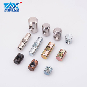 Écrous excentriques GDTYF M6 M8 en acier au carbone zingué, connecteurs standard industriels - Product Image 2