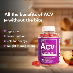 OEM Private Label aceto di sidro di mele Gummies con la madre ACV pianta Extraxt e vitamina <span class=keywords><strong>B12</strong></span> integratore alimentare per vegano - Product Image 3