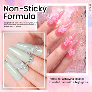 BOZLIN Gel Costruttore Unghie Solido 15ml Rosa Nude Personalizzato per Estensione e Scultura 3D, Senza HEMA, Non Appiccicoso - Product Image 6