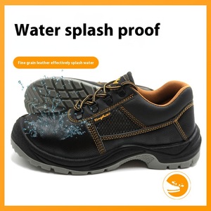 <span class=keywords><strong>Chaussures</strong></span> de sécurité en cuir antidérapantes pour hommes YH8067-4, bon marché, pour la construction, les travaux industriels, les environnements dangereux, l'industrie - Product Image 4