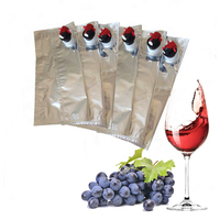 Emballage réutilisable personnalisé pour jus, eau, boissons, 3l, 5l, 10l, 20l, sac en boîte avec bec verseur et valve, distributeur de café