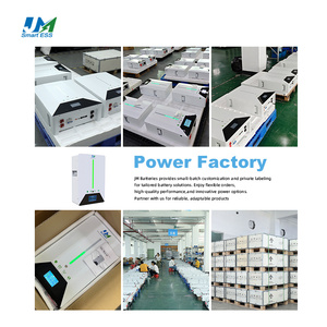 Литиевая аккумуляторная батарея PowerWall LiFePO4 JM Factory OEM ODM 24В 25.6В 100Ач 2.56кВтч для бытовой техники и систем хранения солнечной энергии - Product Image 3