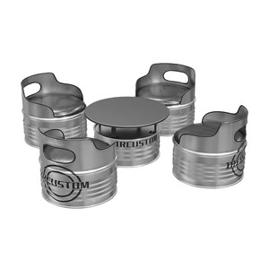 Juego de Muebles de <span class=keywords><strong>Bar</strong></span> de Estilo Industrial Retro Moderno de Hierro Forjado con Diseño Ecológico y Duradero para Uso en Hoteles y Bares Domésticos - Product Image 1