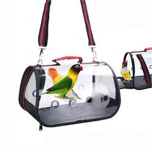 Cápsula de Viaje Transparente para Mascotas, Aprobada por Aerolíneas de Lujo, Jaula Transportadora para Aves, Loros, Periquitos, Cacatúas, Conuros, Pinzones, Agapornis - Product Image 3