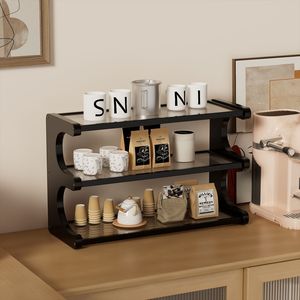 Tabletop storage rack, shelf, tabletop cup holder, <b>teacup</b> holder, water cup holder, coffee cup holder. - Product Image 1