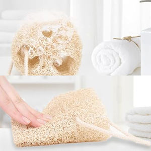 Spons mandi <span class=keywords><strong>Loofah</strong></span> alami ramah lingkungan dapat digunakan kembali lembut kulit alat mandi Spa-sikat pembersih <span class=keywords><strong>Loofah</strong></span> berbentuk silinder - Product Image 5