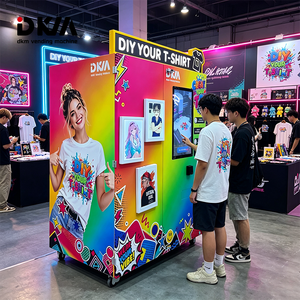 DKM Solución Integral de Impresión de Camisetas, Máquina Expendedora de Ropa con Logotipo Personalizado, Venta al Por Mayor, Soporte OEM ODM, Pantalla Grande - Product Image 2