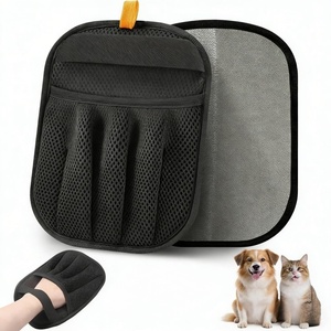 2026 Custom <b>Pet</b> Dog Cat Grooming Cleaning Static Hair Removal Gloves for <b>Pet</b> Dirt Hair Remover <b>Pet</b> Bath Grooming Glove - Product Image 1