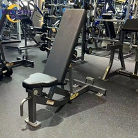 Banc d'exercice réglable multi-angles Kaishi, banc de fitness commercial pour presse pectorale, squats et plus encore