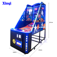 Jeux de sports d'intérieur de vente chaude Machine de jeu de tir de basket-ball de rue Fabrication de machine de jeu d'arcade de basket-ball à pièces