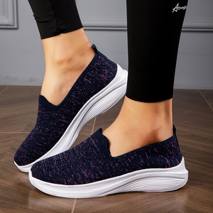 <span class=keywords><strong>Sneakers</strong></span> da <span class=keywords><strong>donna</strong></span> blu a mosca tessere scarpe Casual per tutte le stagioni-estate inverno autunno primavera - Product Image 5
