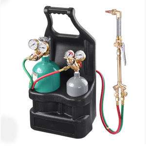 Kit de Soplete Portátil de Oxígeno-Acetileno con Caja de Herramientas de Corte y Soldadura Estilo Americano, Cilindro de Gas de 4L/2L para Soldadura y Corte - Product Image 2