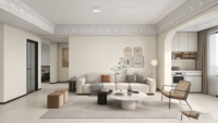 Moulures de plafond en mousse EPS blanche, imperméables et légères pour salon et chambre à coucher