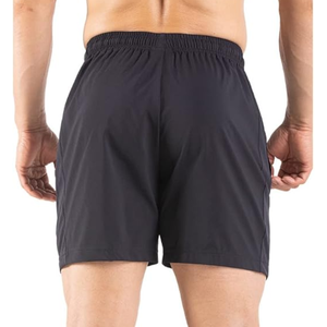 Men's Elastic Waist Mid Rise Quick Dry Solid Color Loose Fit Drawstring <b>Shorts</b> <b>with</b> <b>Pockets</b> Casual Sport Wear - Product Image 3