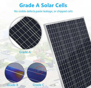Module Photovoltaïque Monocristallin Mini PV Mono Petit Micro Panneau Solaire Kit 10W 20W 30W 50W 60W 100W 150W 200W 300W 12V 24V 5V - Product Image 2