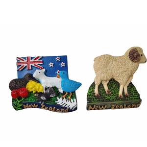 Magnétique de réfrigérateur 3D personnalisé et créatif, souvenir de voyage autour du monde - Product Image 1