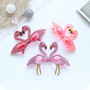 Hawaii Tropical Party Sonnenbrille Flamingo Hawaiian Luau Pool Beach Party Dekoration liefert lustige Hai Brille Foto Requisiten - Product Image 4