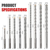 Marteau électrique SDS Plus de haute qualité à tête cruciforme pour murs, granit, béton, foret Hilti