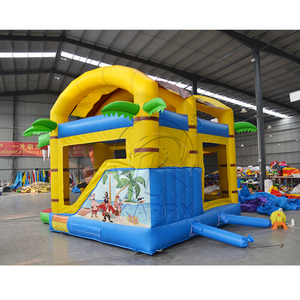 <span class=keywords><strong>Castillo</strong></span> Inflable Comercial de Aventura Pirata con Diseño de Cocodrilo de la Jungla, <span class=keywords><strong>Castillo</strong></span> Hinchable de Dibujos Animados HPFburg - Product Image 5