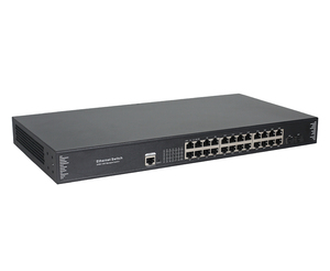 สวิตช์อีเธอร์เน็ตแบบมีการจัดการ L2+ พร้อมพอร์ต RJ45 24 พอร์ต 1000M และพอร์ต SFP 2 พอร์ต รองรับ VLAN AI SNMP - Product Image 1