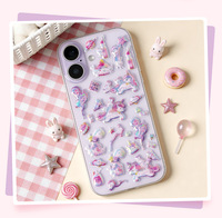 Ensemble d'autocollants en mousse arc-en-ciel Shanle, autocollants 3D esthétiques pour scrapbooking pour filles, fournitures de décoration DIY de style Ins pour étudiants