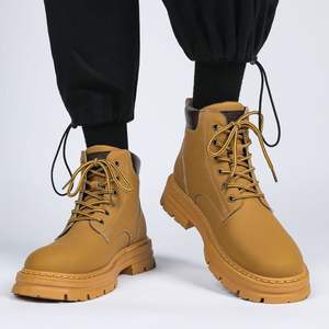 Chaussures de randonnée imperméables pour hommes en cuir véritable avec semelle Vibram, chaussures d'escalade, résistantes à l'eau pour l'extérieur - Product Image 6