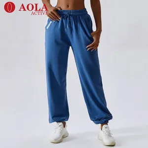 AOLA Spring Loose Sports Jogger Sweatpants Women's Outdoor Sports Casual Pants Straight Pants For Women