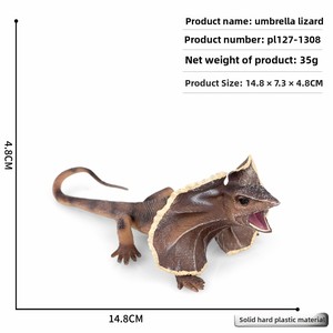 Modelo de Lagarto Realista para Niños, Aprendizaje Cognitivo, Simulación de Anfibios, Camaleón, Dragón de Komodo, Lagarto Rebordeado, Figura de Animal de PVC - Product Image 3
