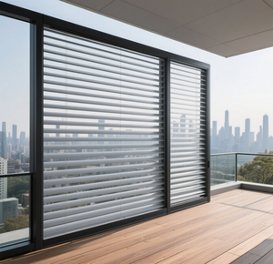 Pannelli per Recinzione Privacy in Alluminio Nero Personalizzabili Schermo Metallico da Giardino per Esterni Casa Tipo <span class=keywords><strong>Valla</strong></span> in Legno Trattato a Pressione Stile Naturale - Product Image 2