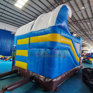 Castillo inflable para niños con tobogán, combo comercial para parque acuático, castillo inflable. - Product Image 4