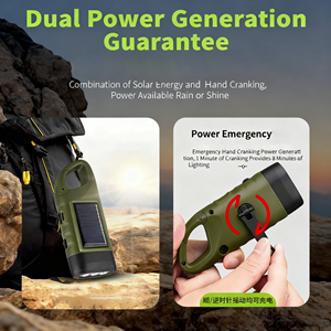 Mini <span class=keywords><strong>lampe</strong></span> torche LED étanche, <span class=keywords><strong>dynamo</strong></span> à manivelle d'urgence, <span class=keywords><strong>lampe</strong></span> solaire pour le camping en plein air, la randonnée, <span class=keywords><strong>lampe</strong></span> rechargeable IP65 - Product Image 6