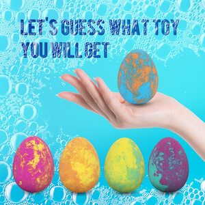 Частная Марка премиум-класса, для ванны, расслабляющее пасхальное яйцо, вдохновляющее, красочная пузырчатая бомба для детей - Product Image 6
