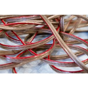 OFC Cobre desnudo Calibre 14 AWG <span class=keywords><strong>Cable</strong></span> paralelo transparente de gran tamaño <span class=keywords><strong>Cable</strong></span> de <span class=keywords><strong>altavoz</strong></span> doble transparente plano - Product Image 3