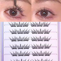 Pince à épiler pour faux cils, logo personnalisé, étanche, mince, bleu, larmes, extension de grappe individuelle, sans colle, sans pression