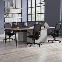 Chaise de bureau ergonomique de luxe moderne Coussin de siège confortable Appui-tête Fauteuil de direction en maille