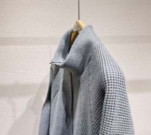 Chaqueta de Plumón de Invierno para Hombre, Nueva Moda, Cuello Alto, Chaqueta de Plumón Tejida - Product Image 2