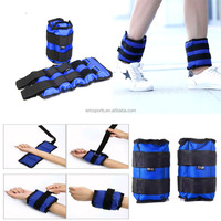 Équipement de boxe ERIC haut de gamme : Sac de sable lesté pour cheville et poignet en tissu Oxford et néoprène, avec sable de fer pur, personnalisable