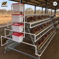 Cage de poulailler pour poulets de chair et poules pondeuses, système de batterie pour l'élevage en élevage avicole