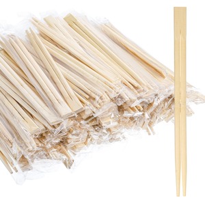 Baguettes jetables en bambou emballées individuellement, biodégradables, pour la restauration, les sushis et les plats à emporter - Product Image 6