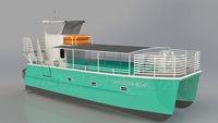 Grandsea-Barco de buceo pequeño, catamaman de aluminio, 11,6 m, a la venta