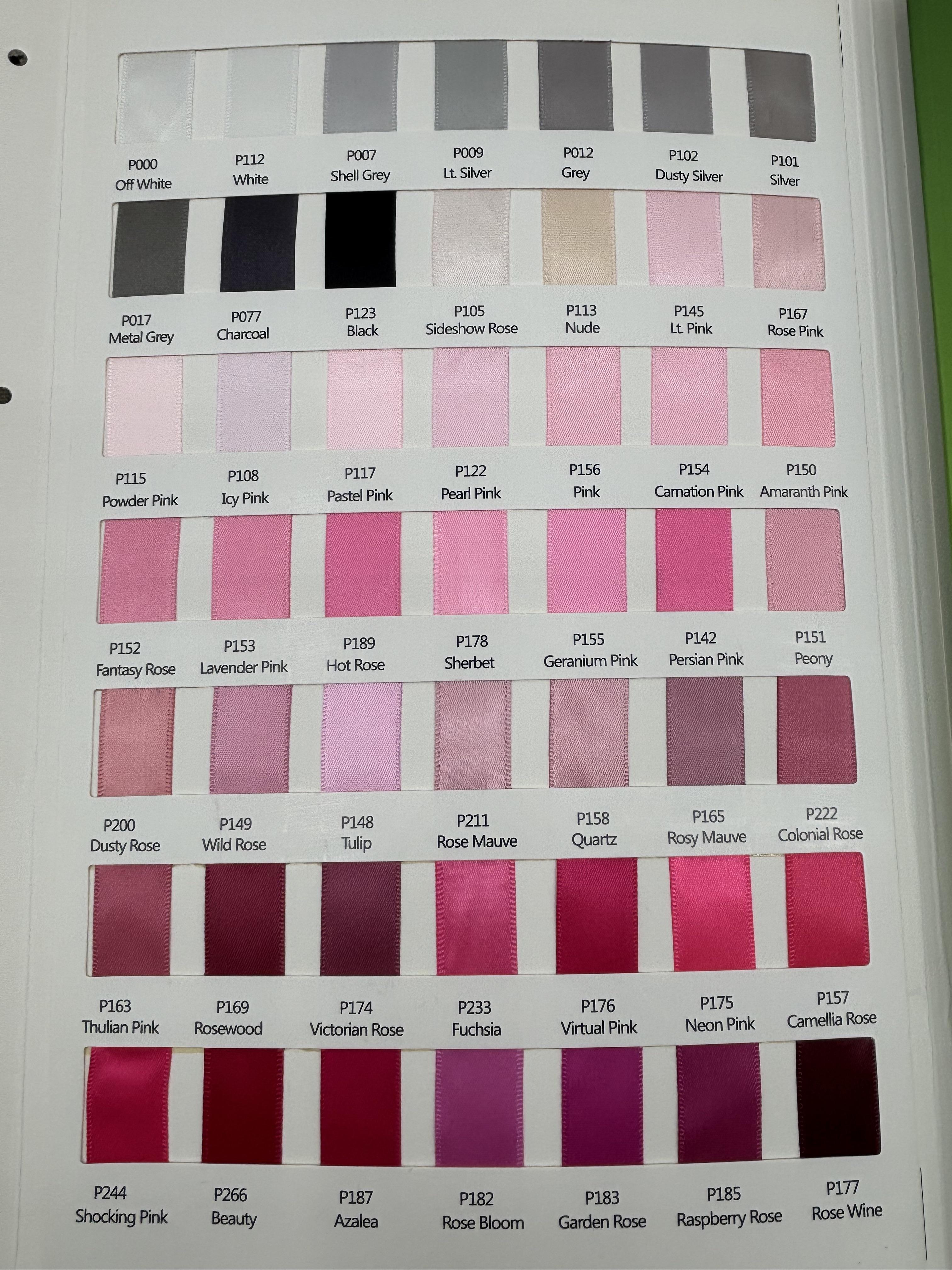 245 couleurs disponibles 1