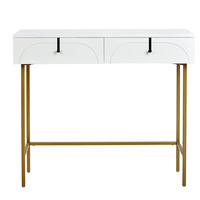 Table console turque en bois et métal, design moderne, élégant, bohème chic, multifonctionnelle, pour salon et hôtel