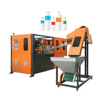 Machine de soufflage automatique à haute vitesse à 2 cavités pour bouteilles PET, composants FESTO (moteur/pompe) pour le soufflage de bouteilles d'eau potable
