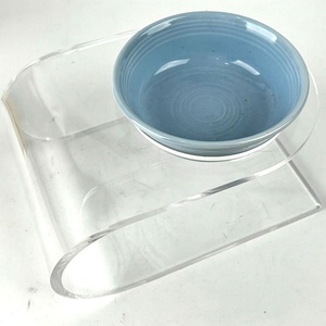 Factory Custom Clear Acrylic for Polished Surface Pet Feeder Bowl <b>Stand</b> & Platter for Dogs and Cats Display - Product Image 6