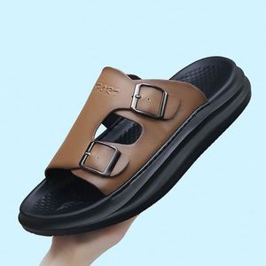 Chanclas de Alta Gama para Hombre, con Suela Gruesa, Antideslizantes, Sin Olor y con Suela Blanda para el Verano - Product Image 1
