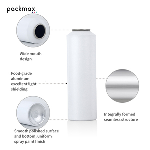 50mm Tapered Shoulder OEM Custom Aluminum Aerosol Can for Perfume Dry Shampoo - Factory Direct Empty <b>Bottle</b> Wholesale - Product Image 5
