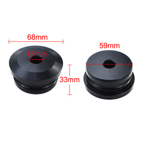 Rear Suspension <b>Bracket</b> Sleeve Kit For Ford Mustang 15-17 <b>Black</b> Rubber Bushings Replacement Parts - Product Image 2